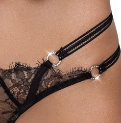 Spitzen Ouvert-String Mash Strassringe