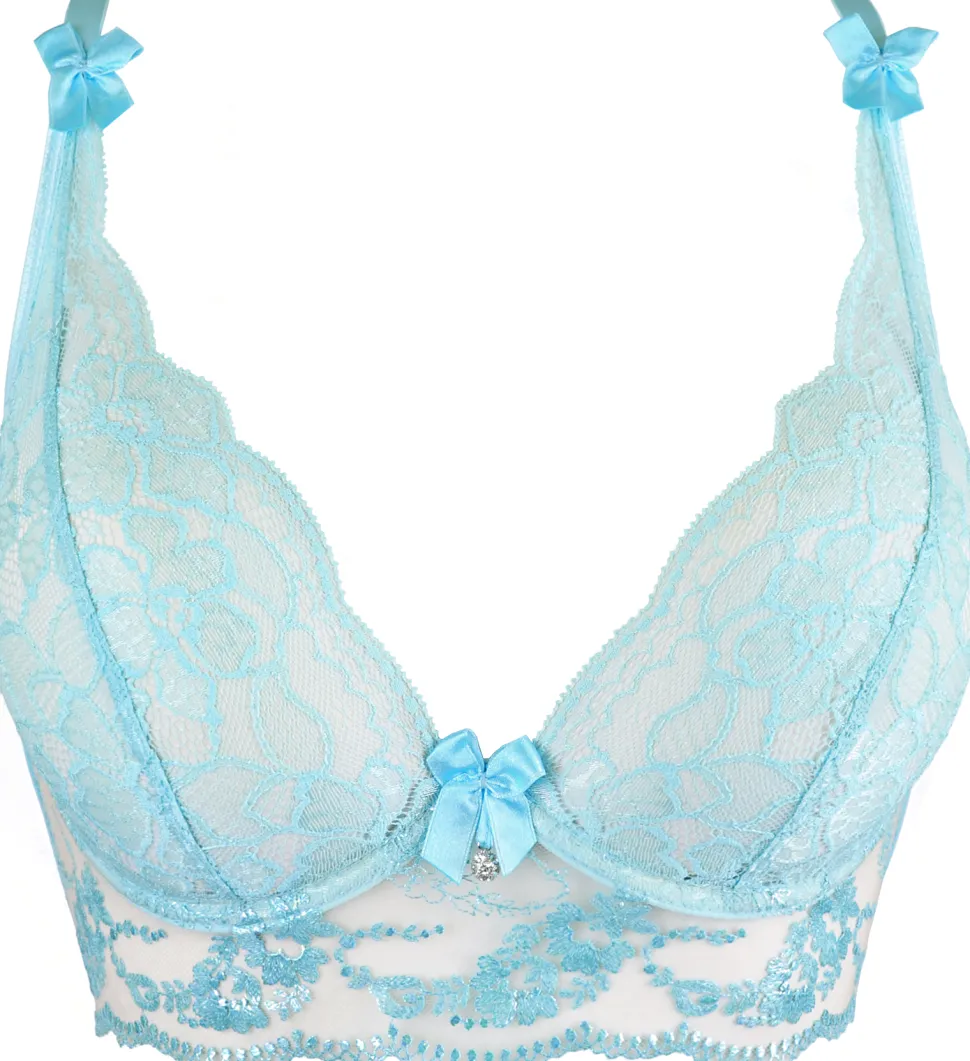 Spitzenbustier mit Bügel