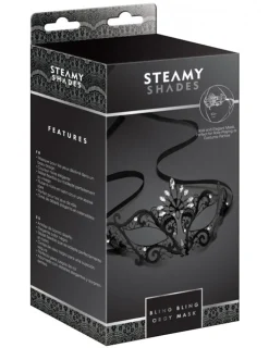 STEAMY SHADES - Augenmaske aus Metall mit Strass
