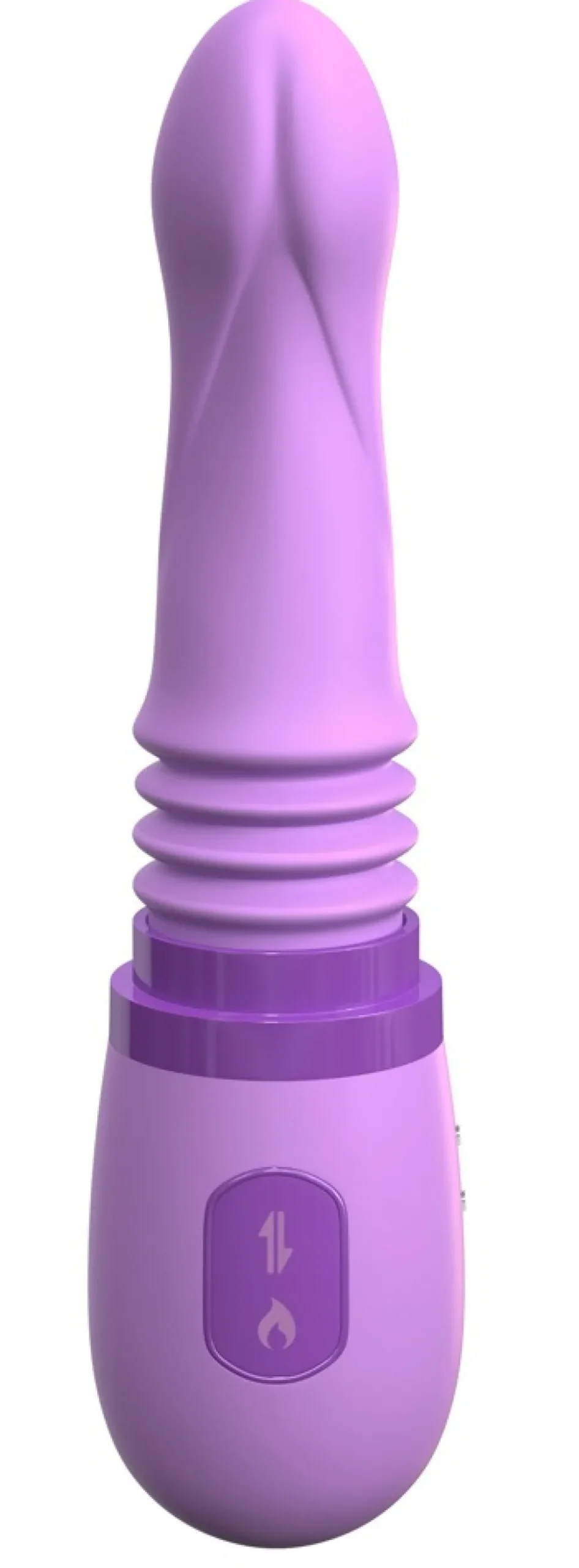 Stoß- und- Rotations- Vibrator lila