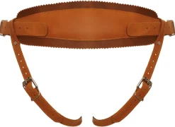 Strap-on-Jock aus Leder in braun