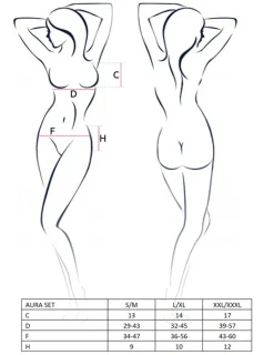 Straps Set Aura - schwarz