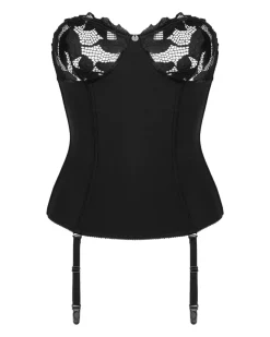 Straps-Corsage mit Muster