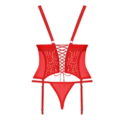 Strapscorsage mit String Plus Size Curvy Spitze