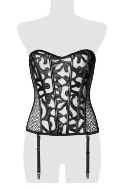 Strapscorsage schwarz 20001