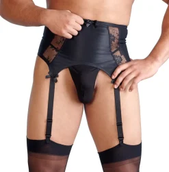 Strapsgürtel für Herren schwarz