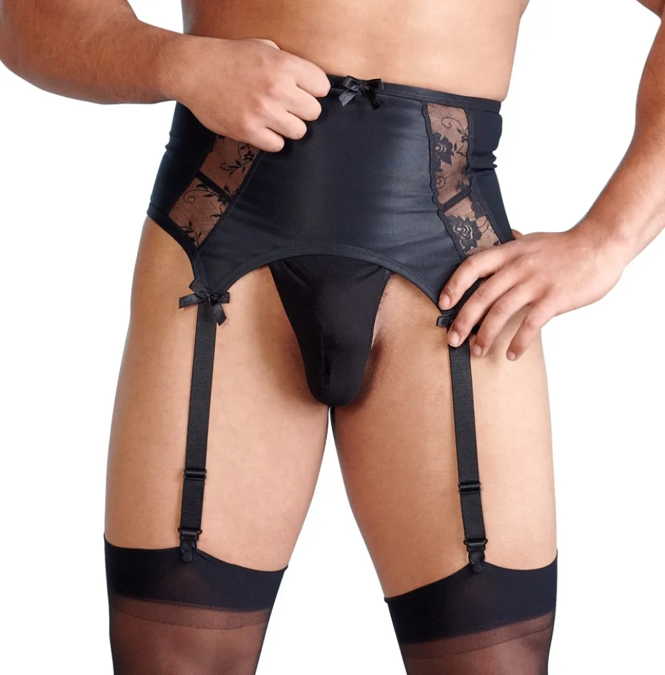 Strapsgürtel für Herren schwarz