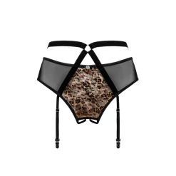 Strapsgürtel Leoparden Look Mash Curvy Ouvert