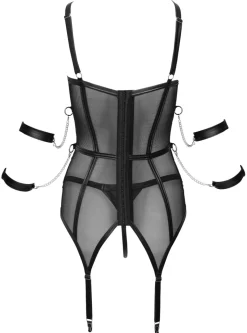 Strapshemd mit Klettfessel und Karabinerketten