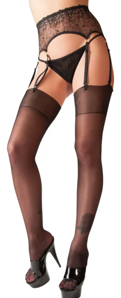 Strapsstrümpfe schwarz