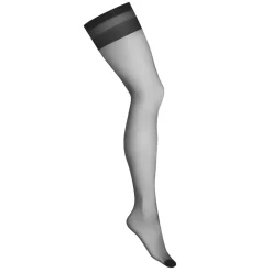 Strapsstrümpfe Stockings ohne Silikon glänzend