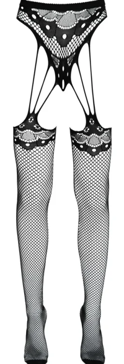 Strapsstrumpfhose schwarz
