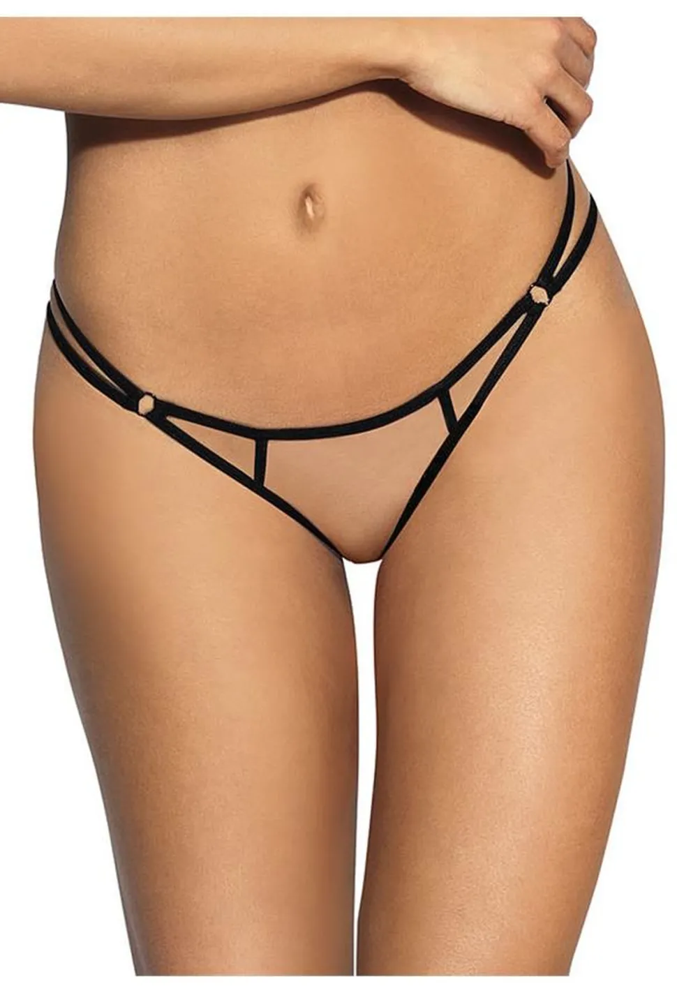 String Blütenspitze mit Riemchen