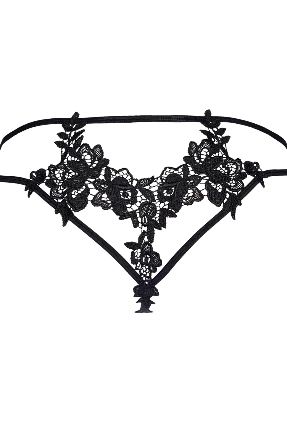 String Blütenspitze mit Riemchen