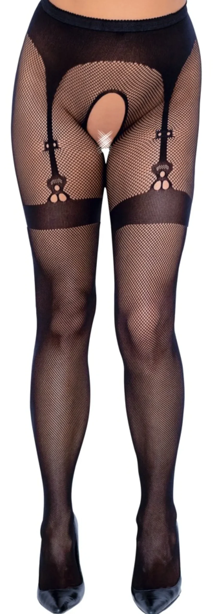 Strumpfhose ouvert schwarz