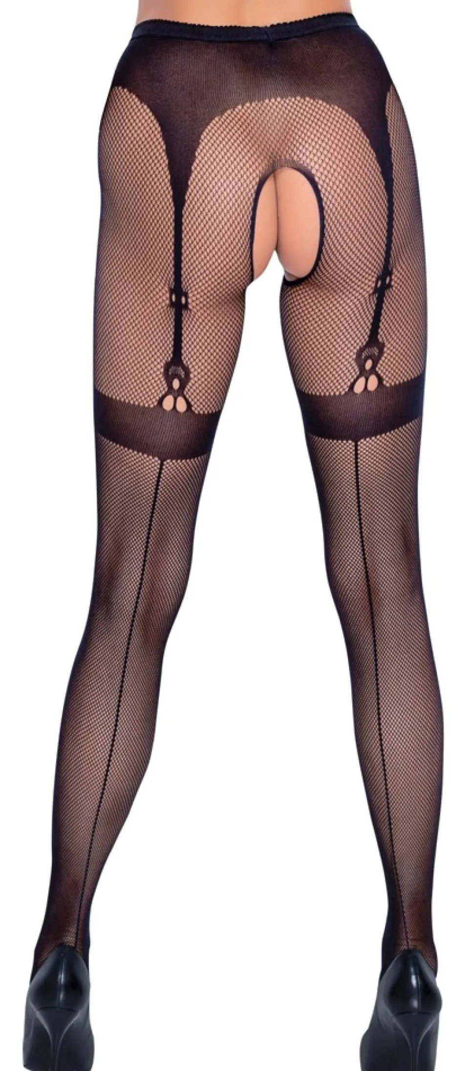Strumpfhose ouvert schwarz