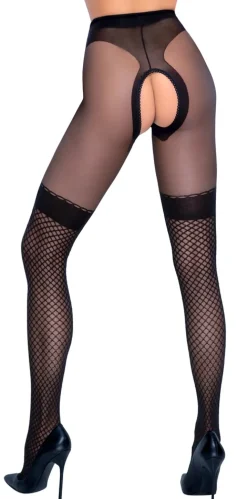 Strumpfhose overt schwarz