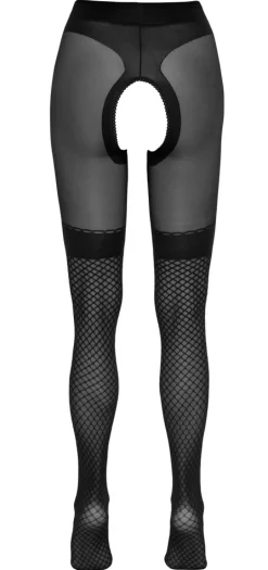 Strumpfhose overt schwarz