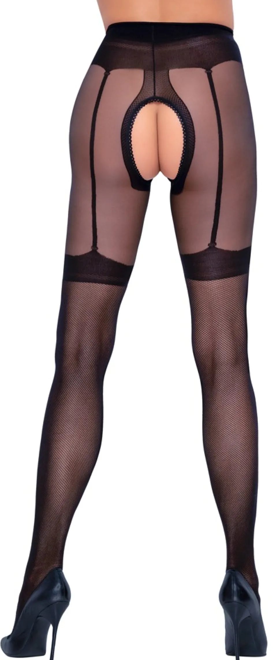 Strumpfhose overt schwarz