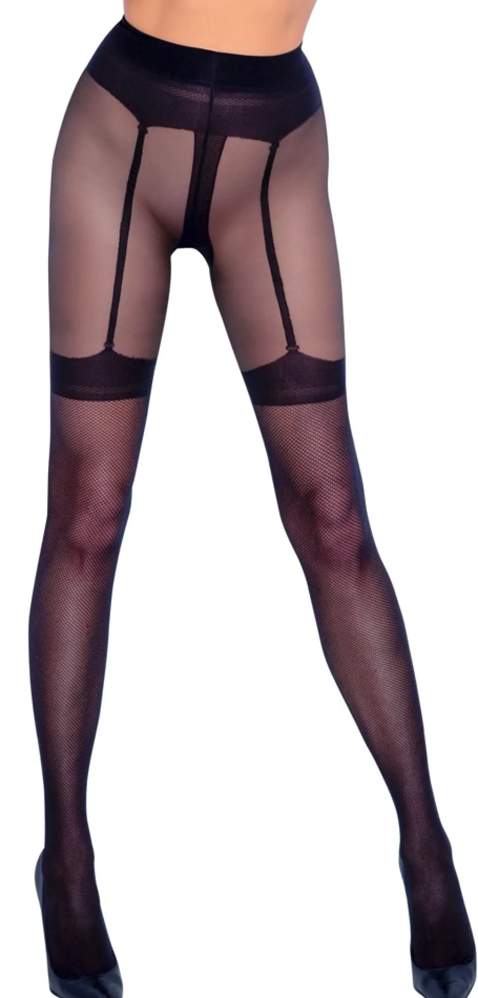 Strumpfhose overt schwarz