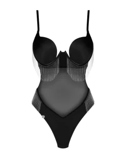 Teddy mit Zierketten aus feinem Material