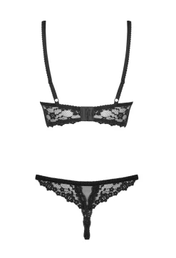 2-teiliges BH Set mit Blütenspitze Letica