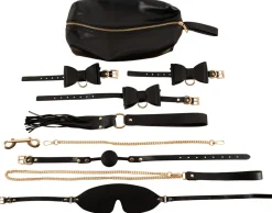 7-teiliges Bondage-Set Lederoptik