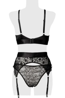 3-teiliges Erotikset mit Spitze
