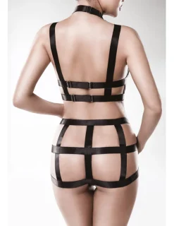 2-teiliges Harness-Set schwarz