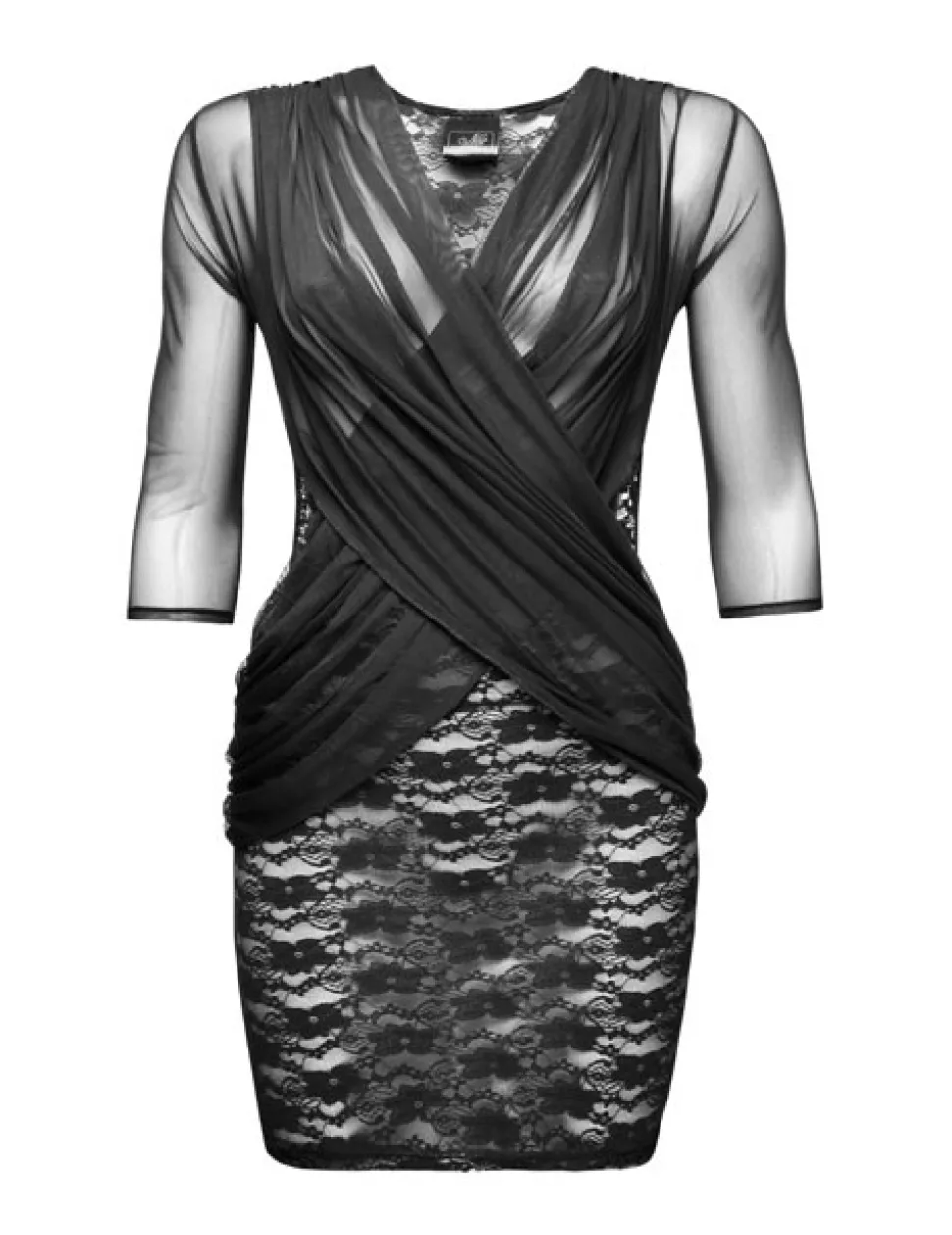 Tüll Kleid mit Spitze Flirty