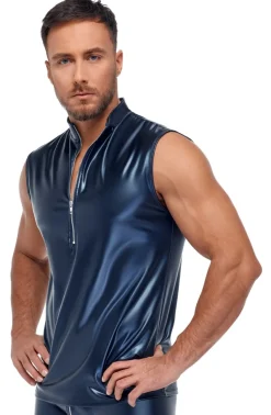 Top im Metallic-Mattlook