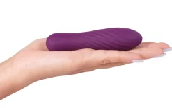 Tulip Turbo Minivibrator mit Rillendesign für prickelnde Momente unterwegs