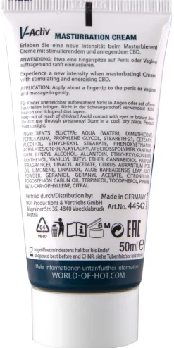 Unisex Masturbation Cream mit CBD