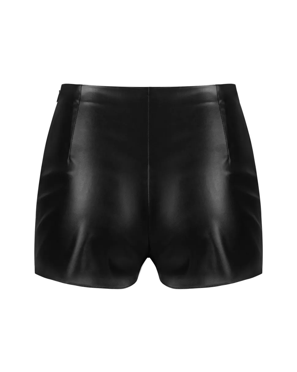 verführerische Shorts im edlen Wetlook aus weichem und dehnbarem Material