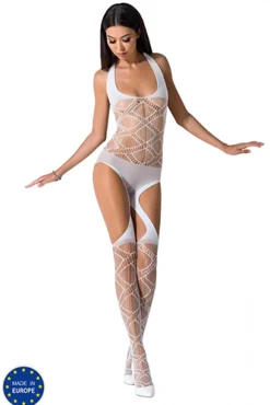 weißer Bodystocking BS060 von Passion Universalgröße