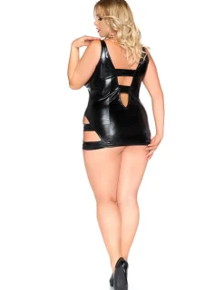 Wetlook Chemise Z/5016 schwarz