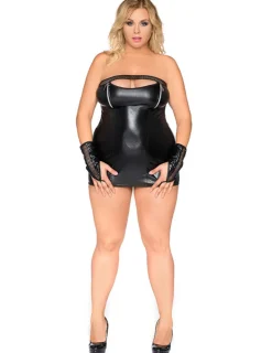 Wetlook Chemise Z/5013 schwarz