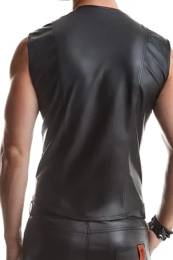 Wetlook Weste mit feinen Details