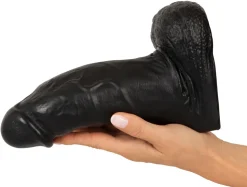 XL Dildo mit Hoden aus flexiblem Material