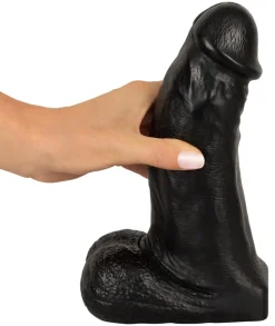 XL Dildo mit Hoden aus flexiblem Material